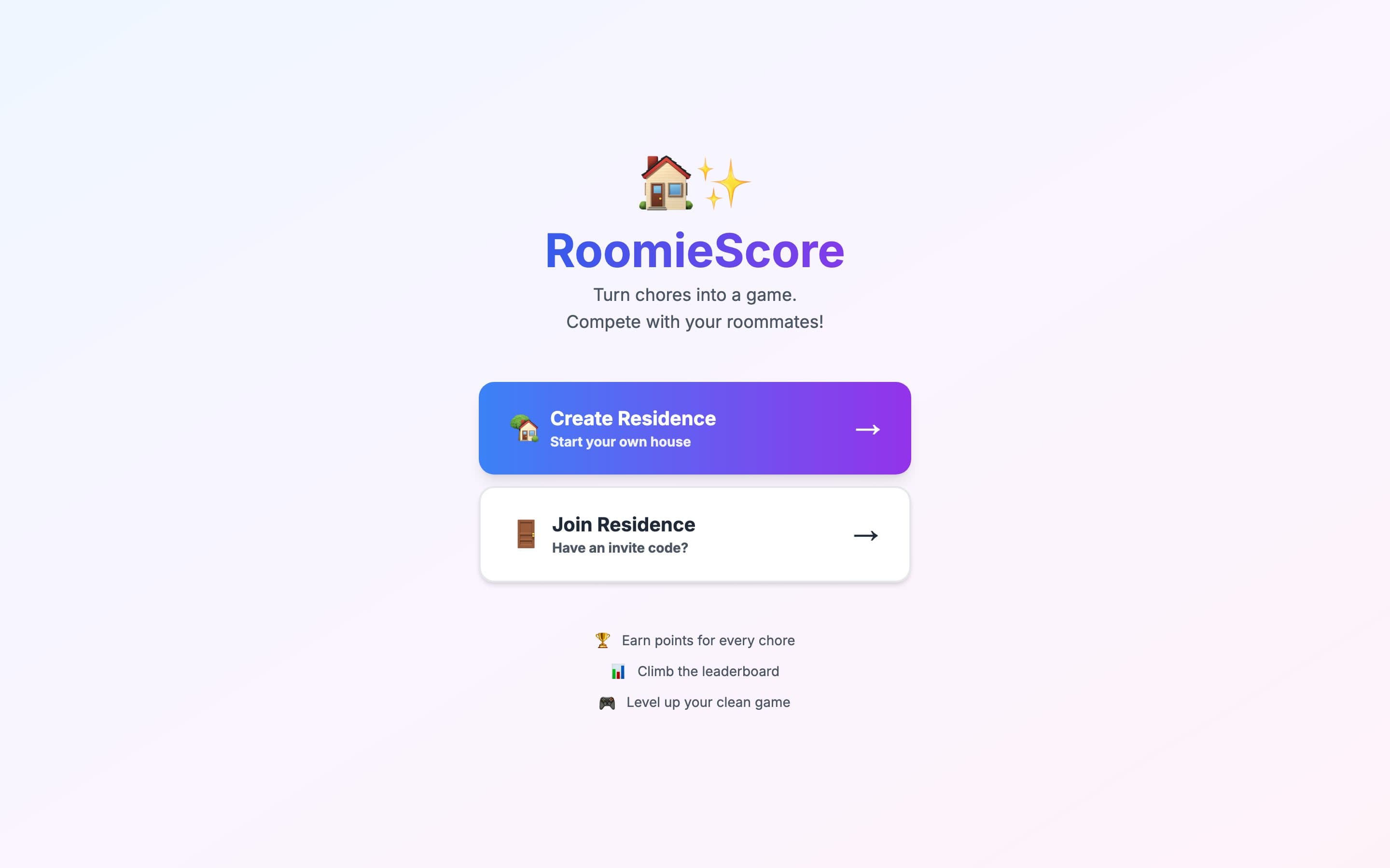 RoomieScore preview